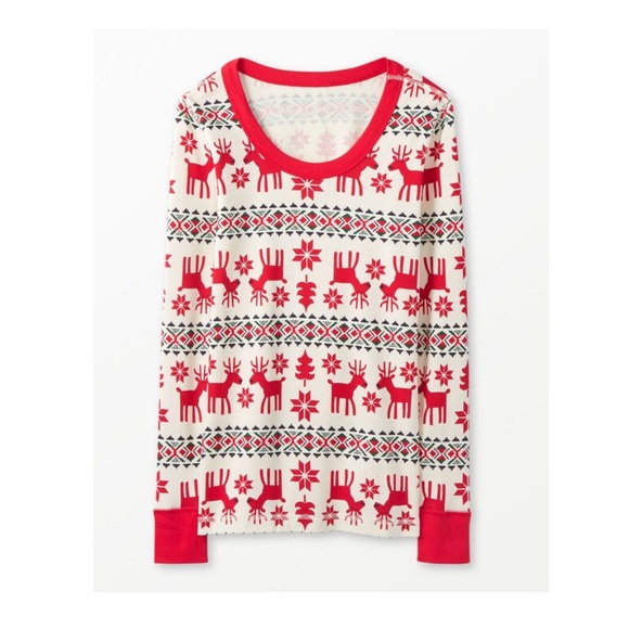 Hanna Andersson Other - Hanna Andersson Women's Holiday Long John Pajama Top